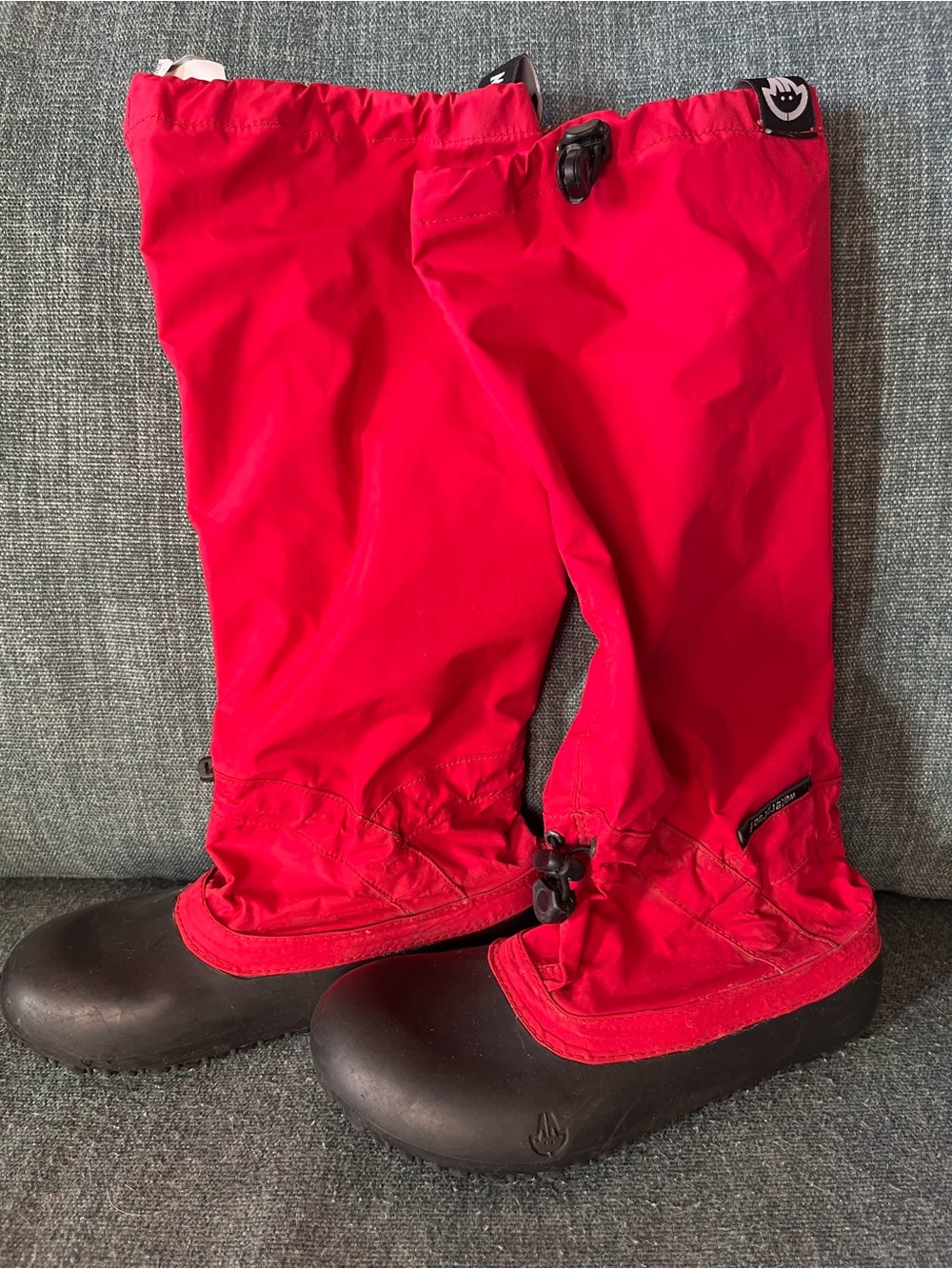 Mymayu Waterproof boots with Adjustable Cuffs.